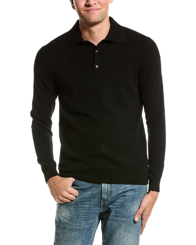 Today Only Forte Cashmere 3-Button Cashmere Polo Sweater