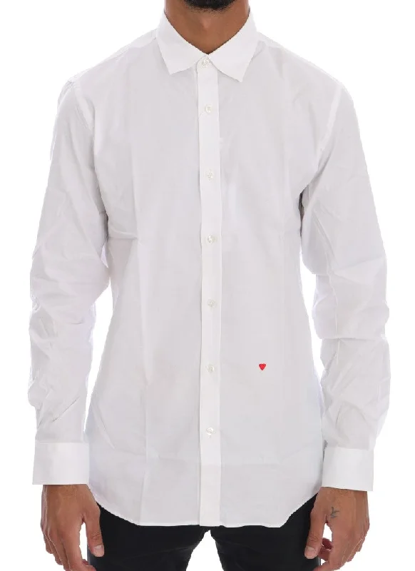 Deep Discounts Moschino Elegant  Slim-Fit Cotton Men's Shirt