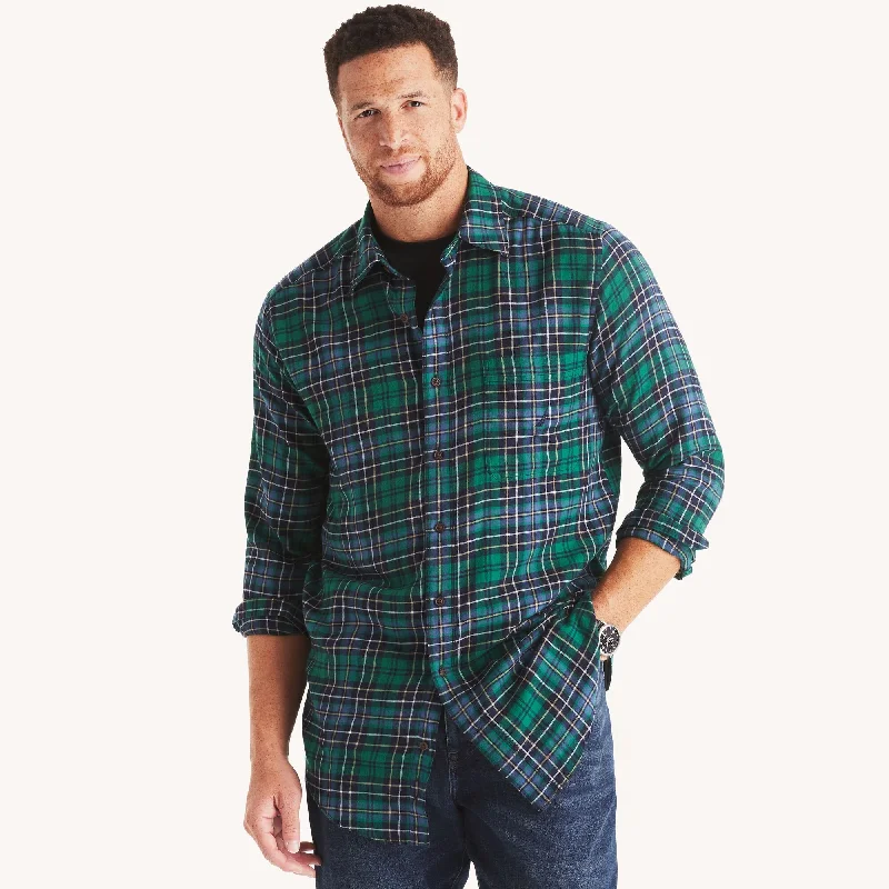 Price Buster Nautica Mens Big & Tall Plaid Shirt