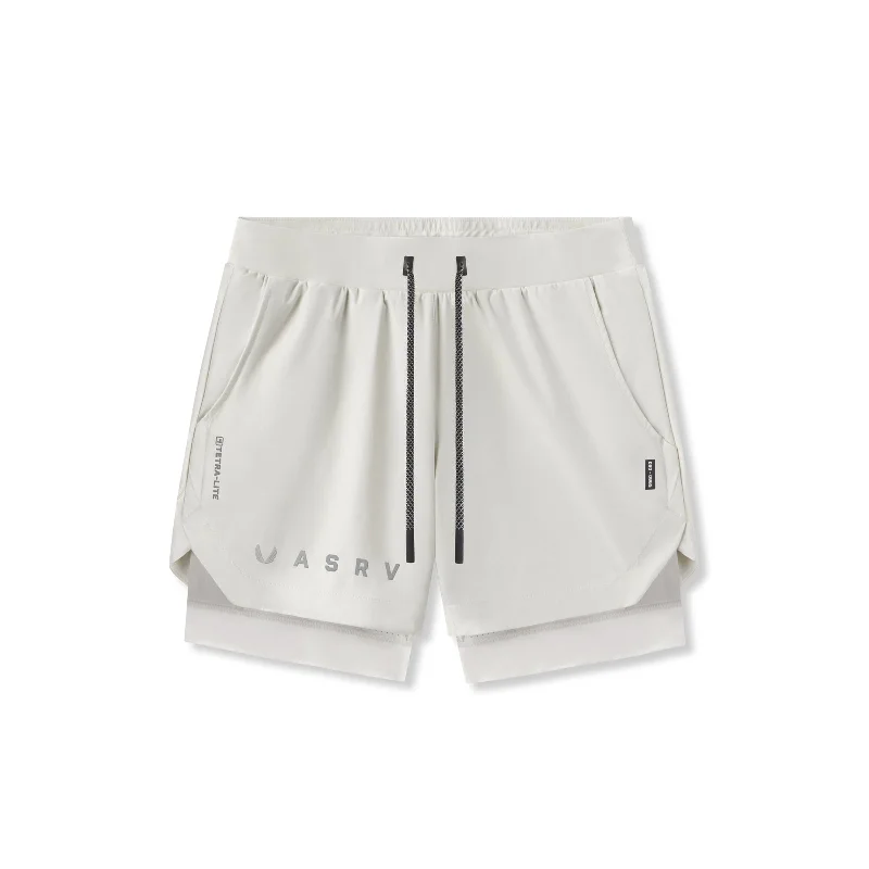 0865. Tetra-Lite™ 5" Liner Short - Stone "Reflective Classic"