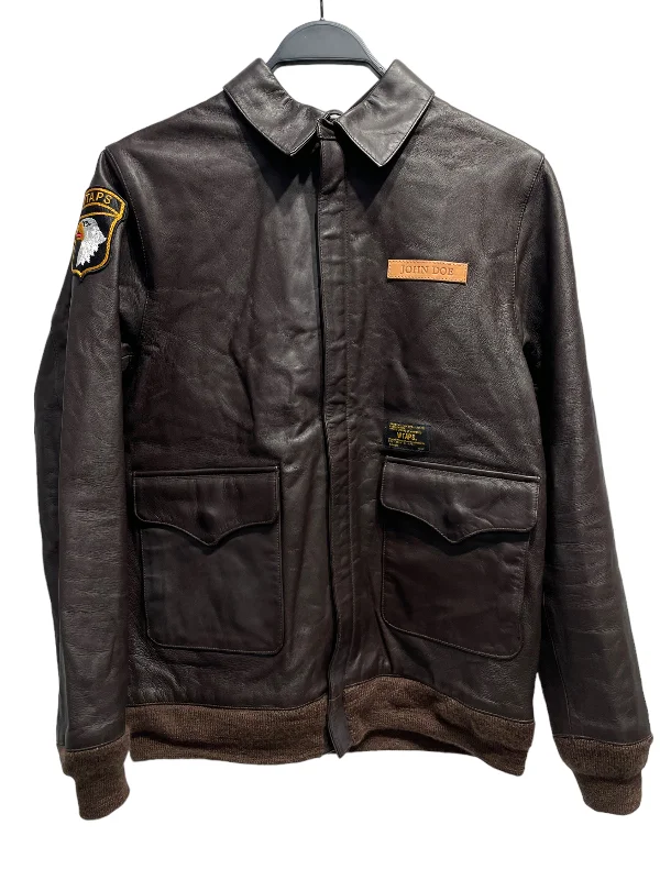 Act Fast w)taps/Flight Jkt/2/BRW/Sheepskin/112SPDT-JKM02/112SPDT-JKM02