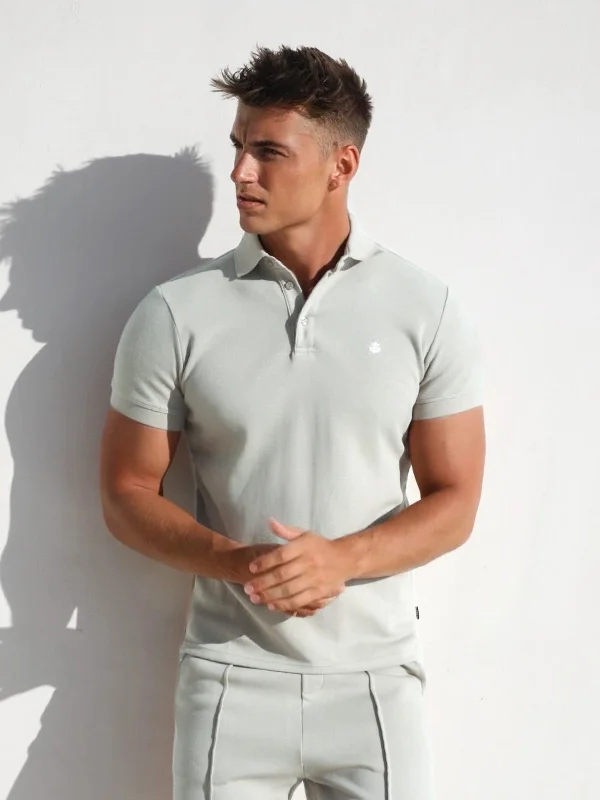 Friends and Family Sale Limited editionsVerona Polo Shirt - Sage Green