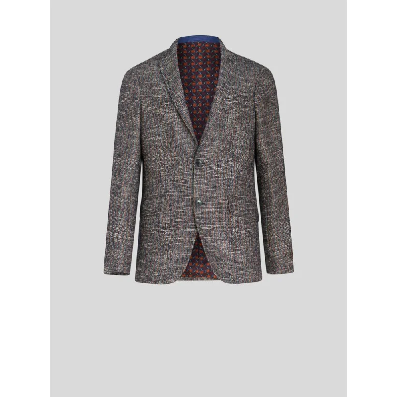 Overstock Travel essentialsCOTTON JACKET WITH MULTI-COLOURED THREAD