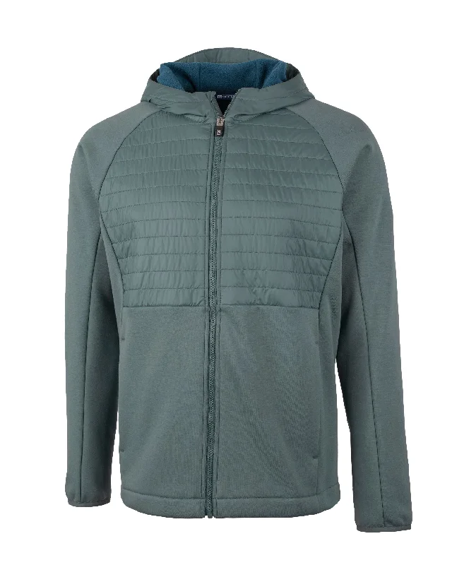 Extra Discounts Cutter & Buck Discovery Hybrid Hooded Jacket