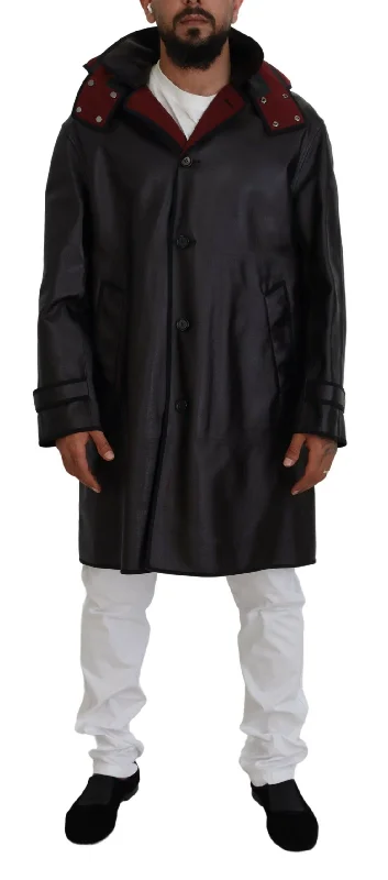Don’t Miss Out Dolce & Gabbana Elegant Hooded Parka Coat in  and Men's