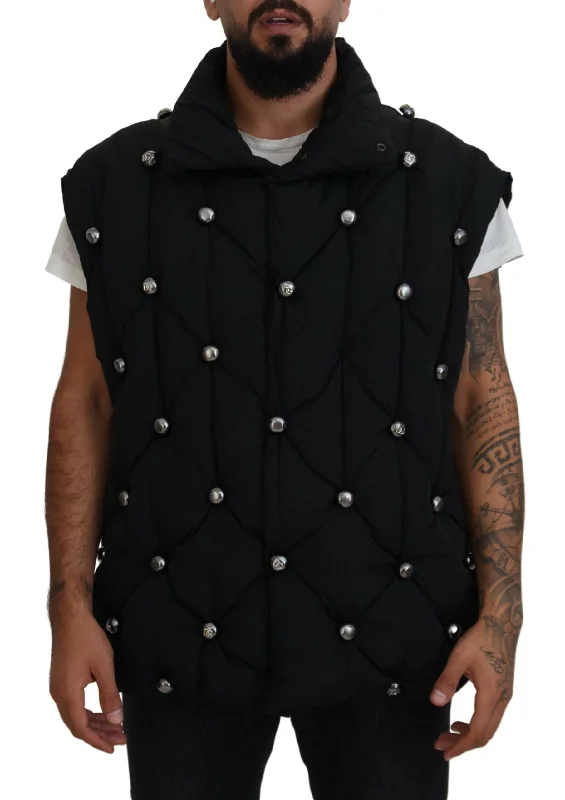 Exclusive Access Dolce & Gabbana Elegant  Sleeveless Vest Men's Jacket