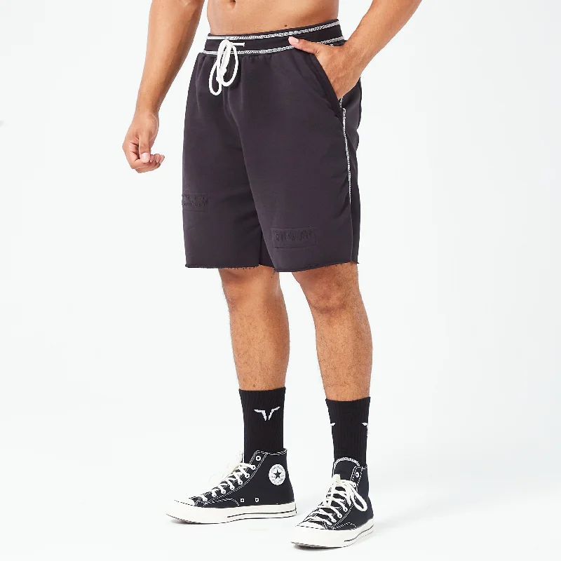 Golden Era Ripped Shorts - Black