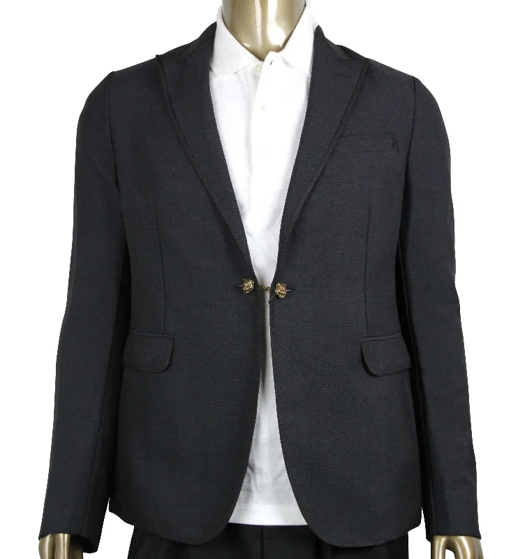 Deal of the Day Gucci Men's Formal 1 Button  Wool / Mohair Evening Jacket