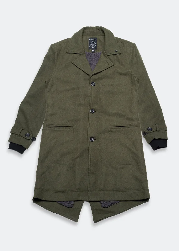 Hurry In Seasonal picksKonus Men's Wool Blend Fishtail Coat