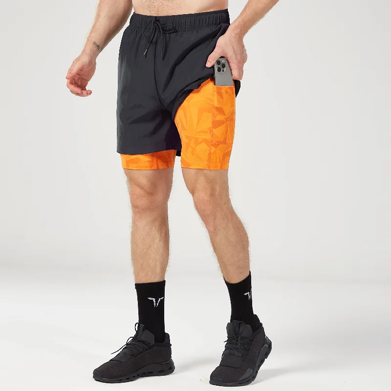 Price Break Limited time offer clothingLimitless 2-in-1 7" Shorts - Black & Persimmon Orange Price Break Limited time offer clothingLimitless 2-in-1 7" Shorts - Black & Persimmon Orange
