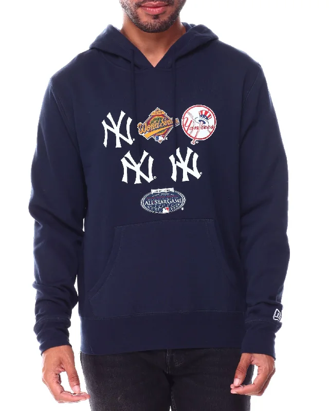 Limited Availability New Era MLB New York Yankees Patch Pride Navy Men's Hoodie 12879526 Limited Availability New Era MLB New York Yankees Patch Pride Navy Men's Hoodie 12879526
