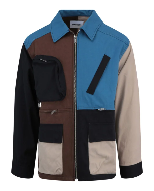 Midnight Madness Paneled Worker Jacket
