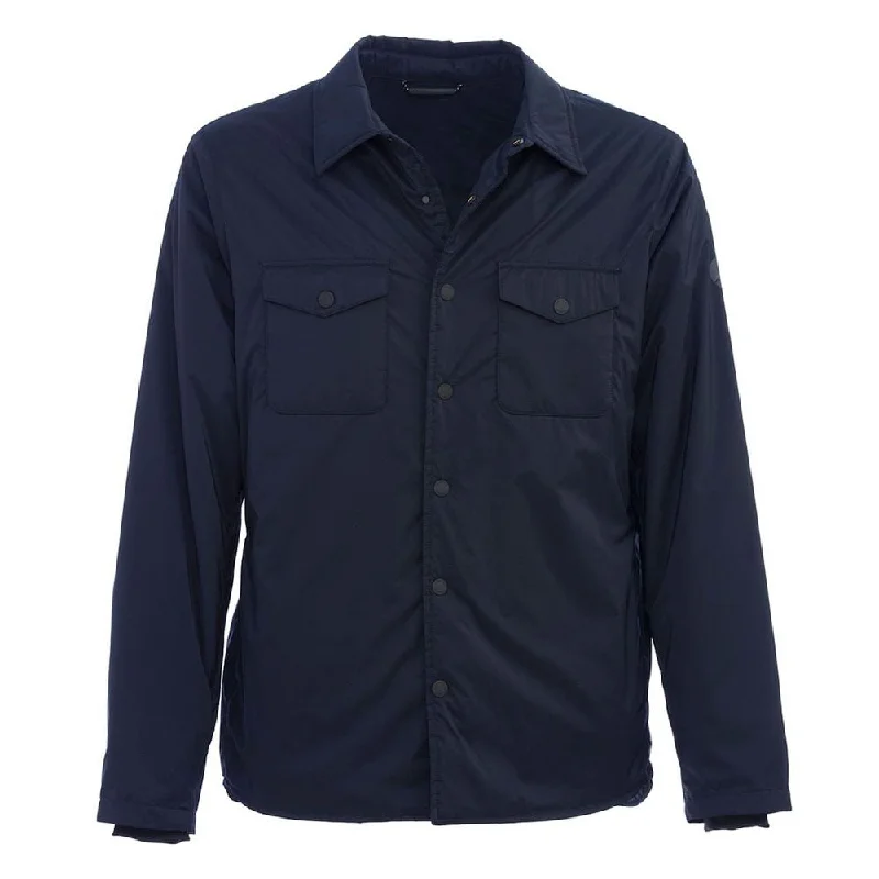 Holiday Sale People Of Shibuya Chic Technical Fabric Jacket with Button Men's Closure
