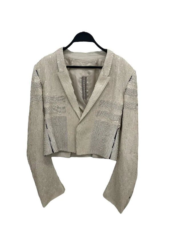 Big Discounts Rick Owens///Jacket/44/Iridescent /Polyester/CRM///
