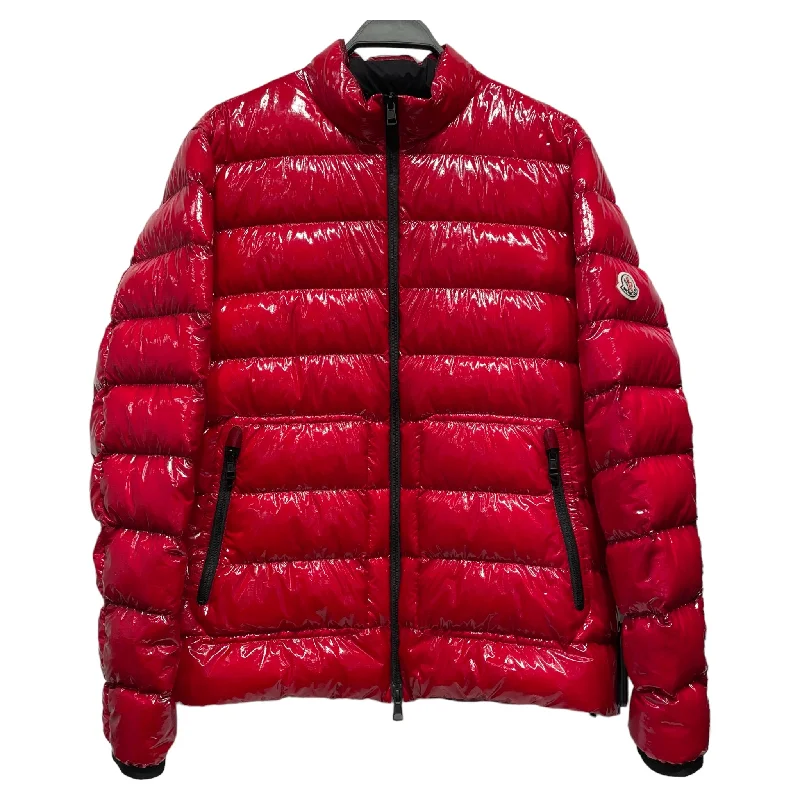 Today’s Special MONCLER/Puffer Jkt/L/Polyester/RED//Plain/Agar Zipped Padded Jacket/