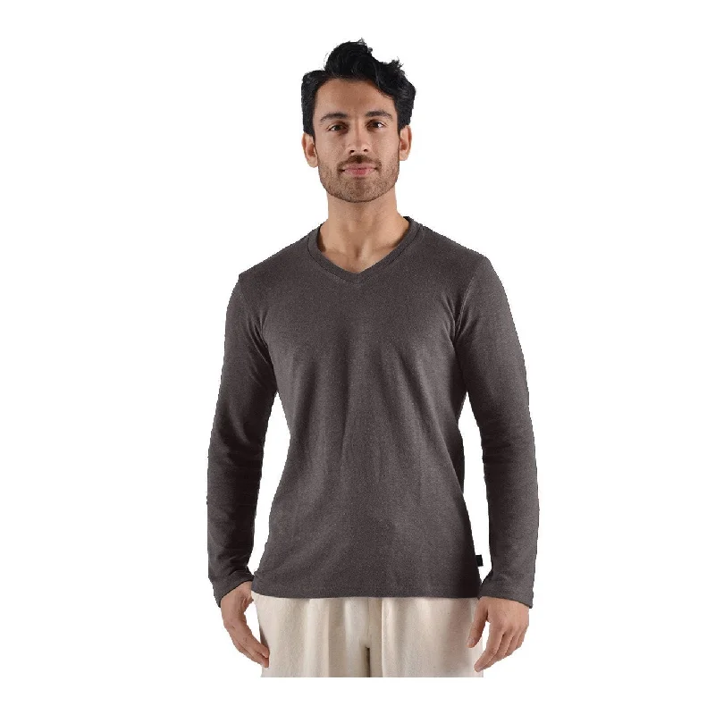 Urban Hemp Long Sleeve V-Neck Top