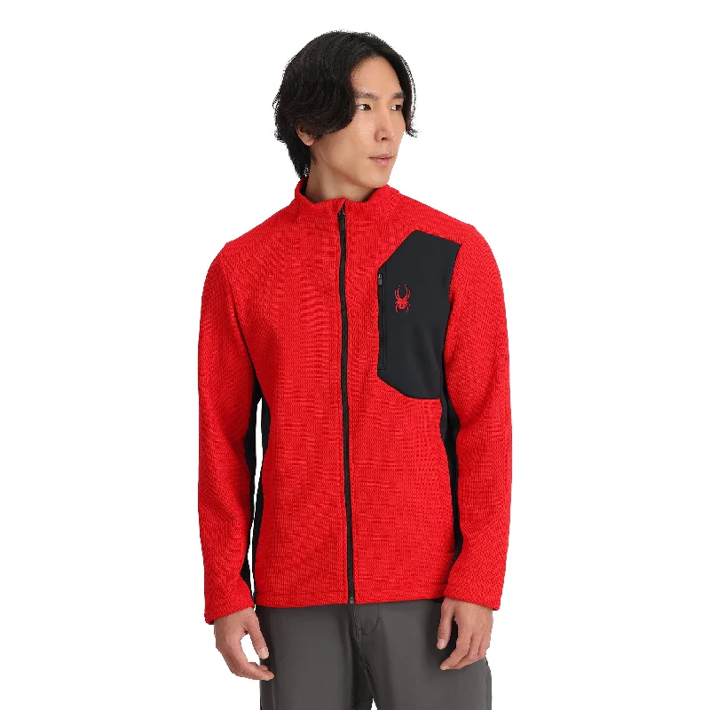 Price Slash Buy dealsMens Bandit Full Zip - Spyder Red
