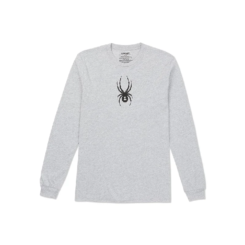 Mens Carve Long Sleeve - Heather Grey