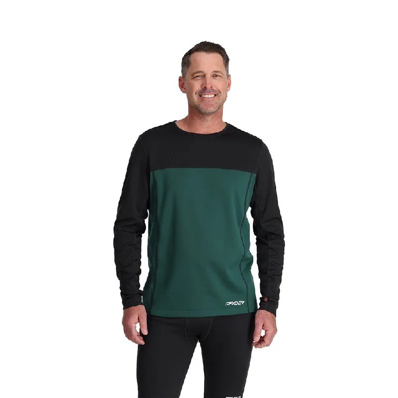 Mens Stretch Charger Crew - Cypress Green