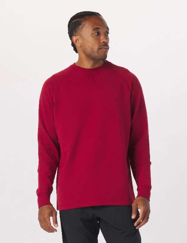 Dakota Crewneck: Cardinal