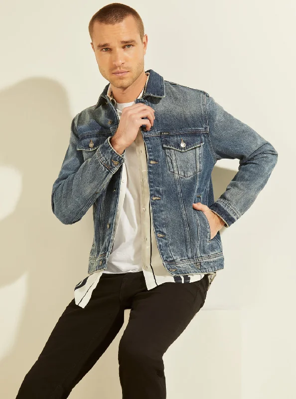 Unmissable Offer Daily dealsDillon Classic Denim Jacket In Mid Wash