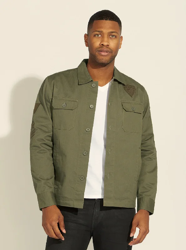 Unbeatable Prices Don't miss outGreen Canteen Vintage Army Shirt Jacket