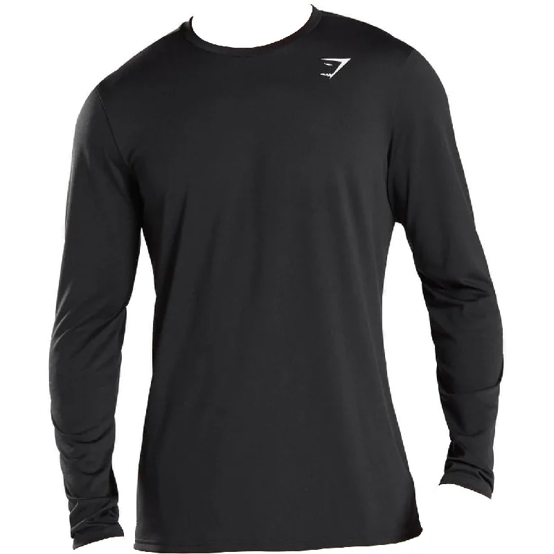 Gymshark Arrival Long Sleeve Mens Training Top - Black