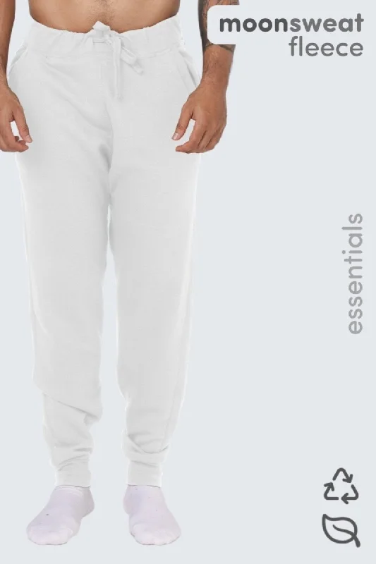 MU Moon Sweatpants Fleece Slim - Snow