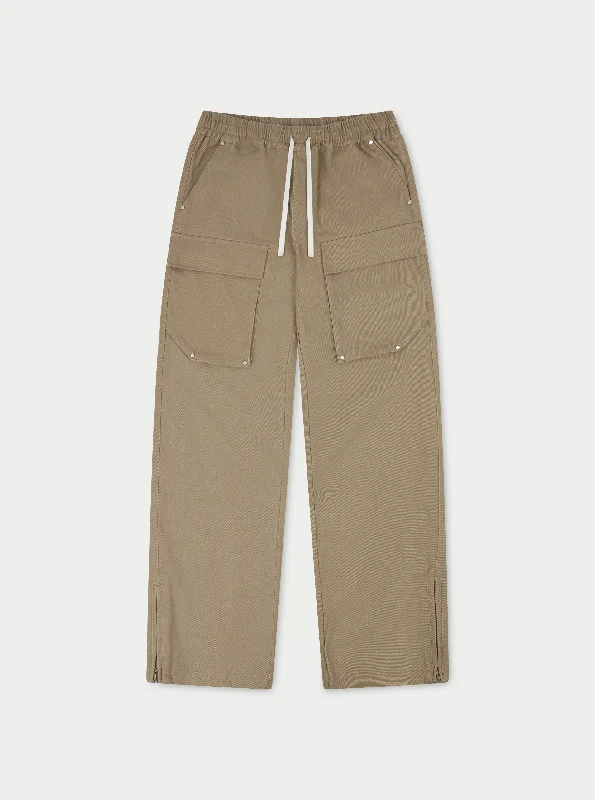 Great Deals Seasonal best dealsPEACHED TWILL STRAIGHT CARGOS - BEIGE