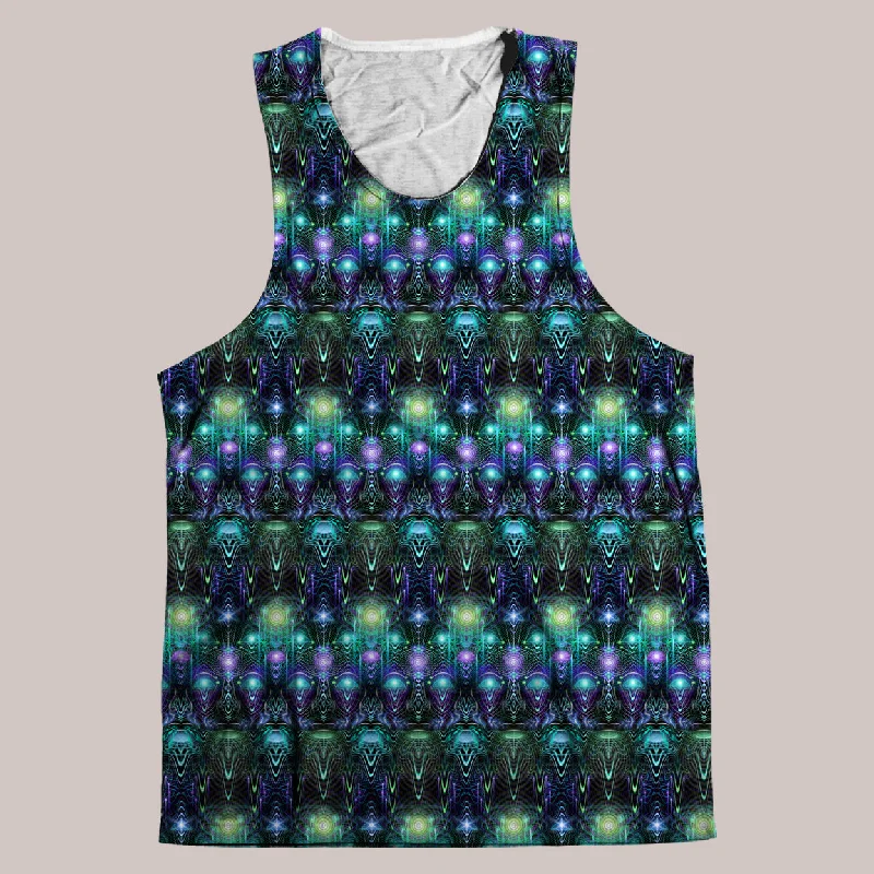 Psychedelic Tank Top (UV/RGB, Eco-Friendly) | CERNUNNOS