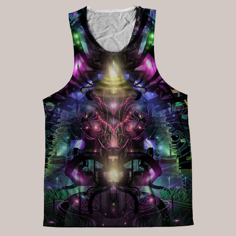 Psychedelic Tank Top (UV/RGB, Eco-Friendly) | SYMMATRIX