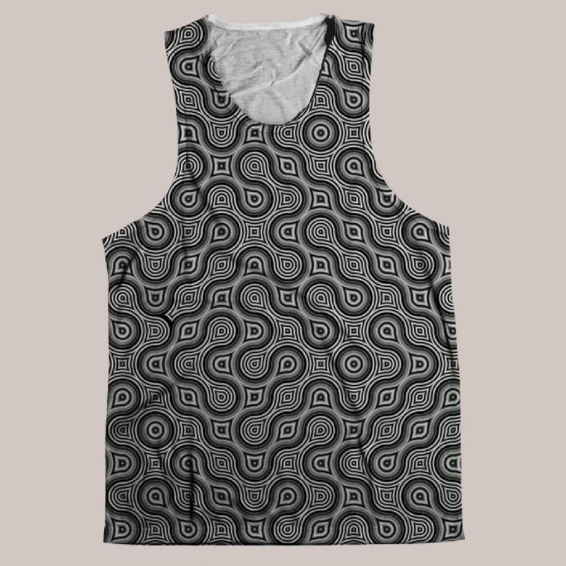 Psychedelic Tank Top (UV/RGB, Eco-Friendly) | THUMBPRINT