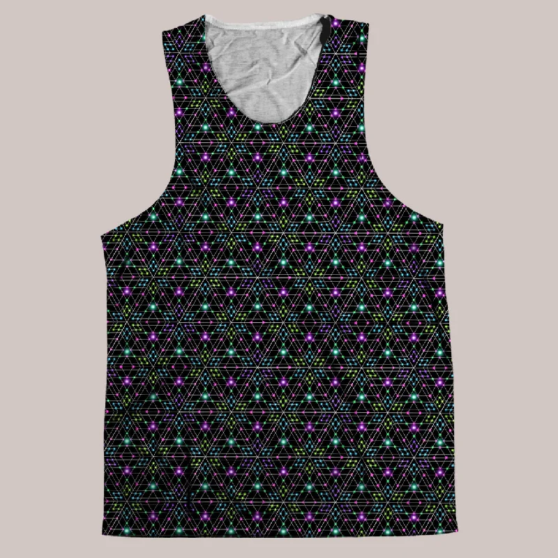 Psychedelic Tank Top (UV/RGB, Eco-Friendly) | TRIESSELATION