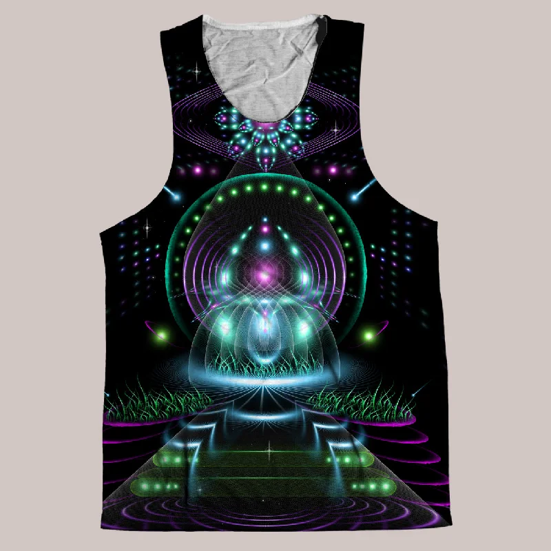 Psychedelic Tank Top (UV/RGB, Eco-Friendly) | VIBE AMPLIFIER