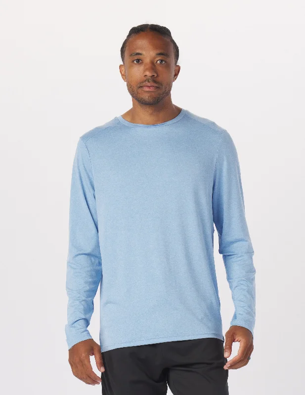 Salton Long Sleeve: Ice Blue Heather