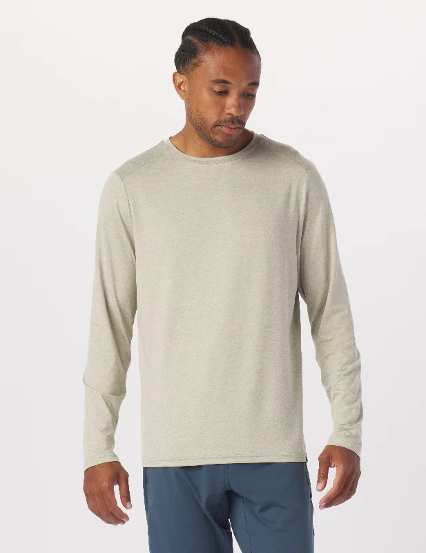 Salton Long Sleeve: Linen Heather