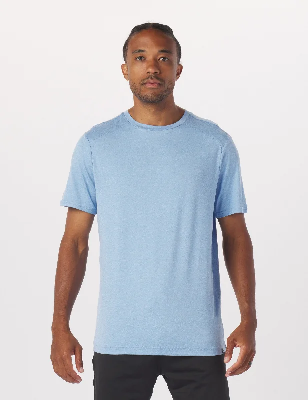 Salton Short Sleeve: Ice Blue Heather