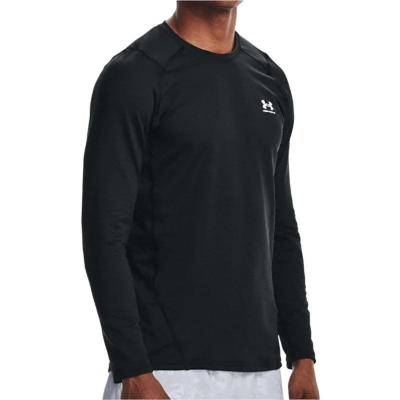 Under Armour ColdGear Fitted Long Sleeve Mens Training Top - Black