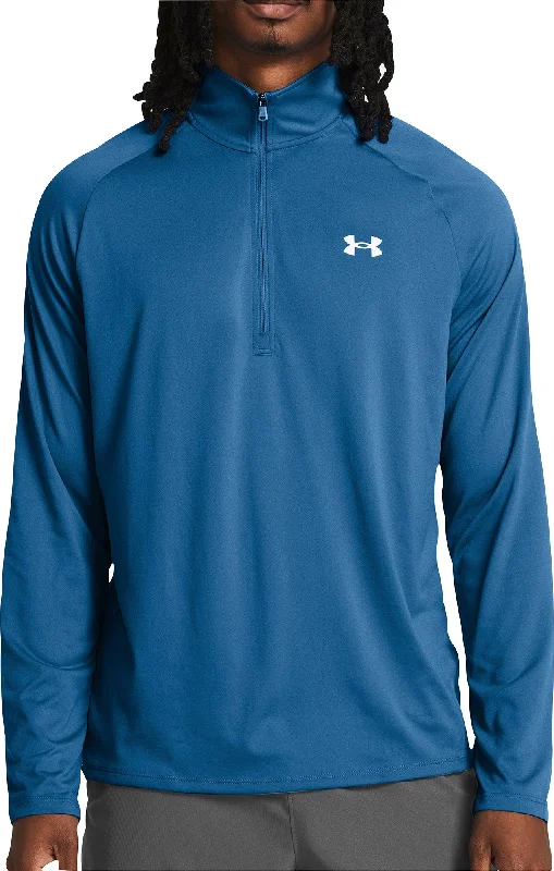 Under Armour Tech Half Zip Long Sleeve Mens Training Top - Blue