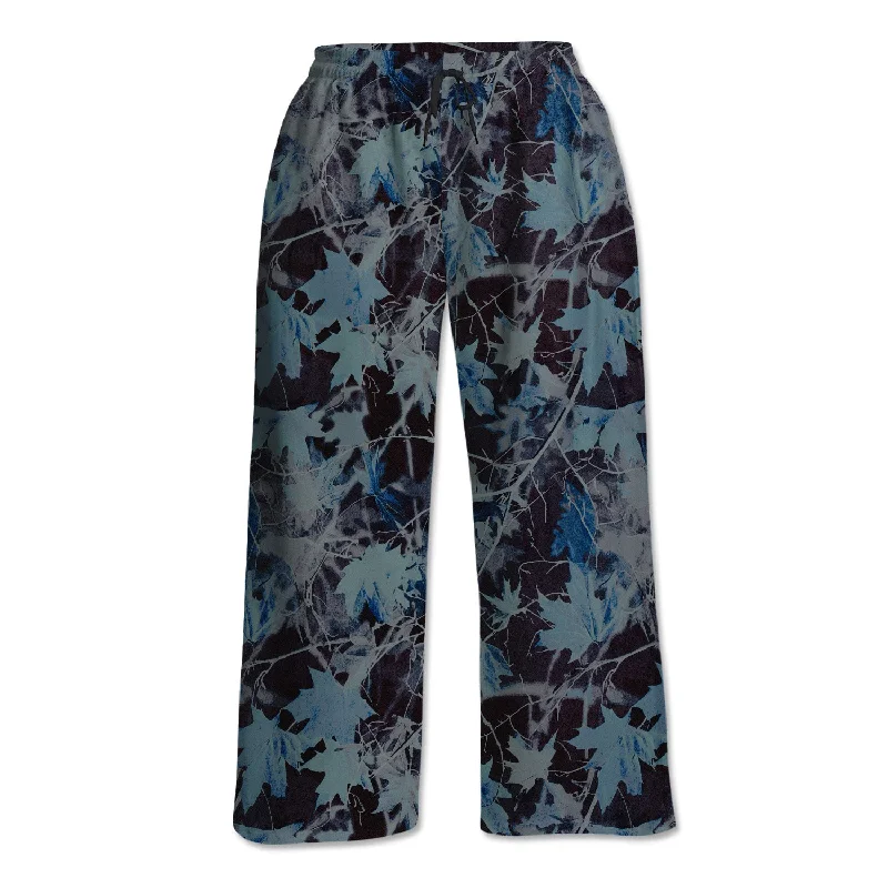 Discount Extravaganza Hot dealsUnisex Lounge Pants - Blue & Black Maple Leaves